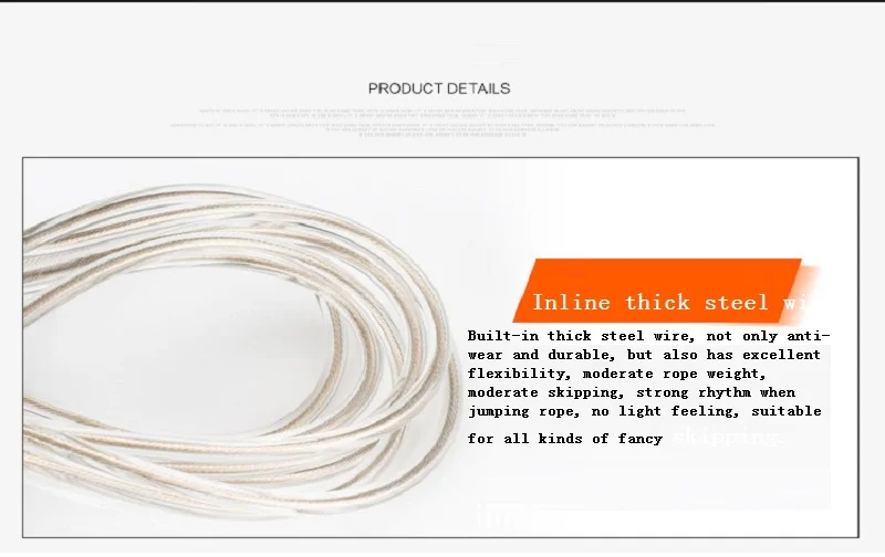

Rope Skipping Jump Rope Ultra-speed Ball Bearing Skipping Rope Steel Wire jumping ropes for Boxing Gym Fitness Training