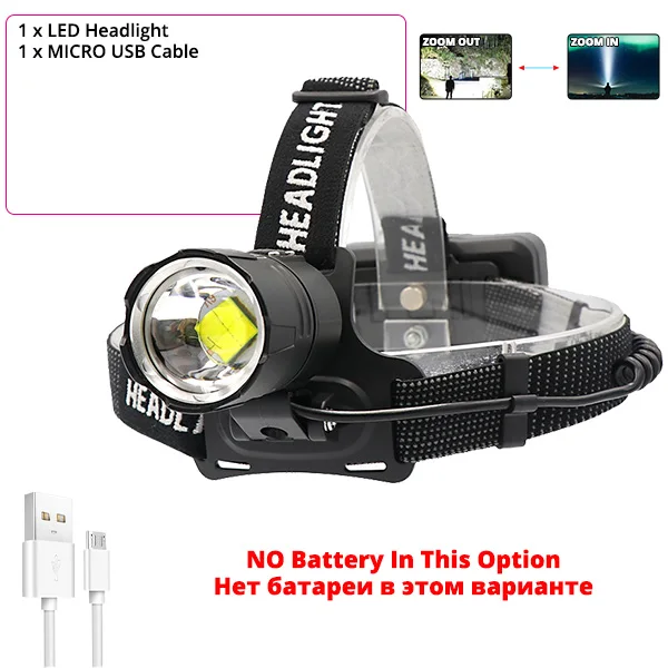 

TRLIFE налобный фонарь XHP199