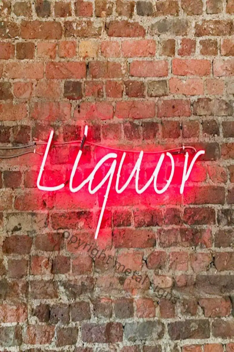 

Neon Liquor Vintage Metal Sign Tin Sign Tin Plates Wall Decor Room Decoration Retro Neon Sign For Pub Home Club Man Cave Cafe