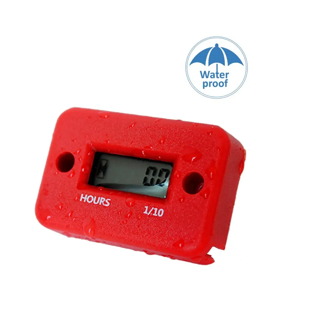 Счетчик моточасов с аккумулятором и таймером индуктивный цифровой измеритель