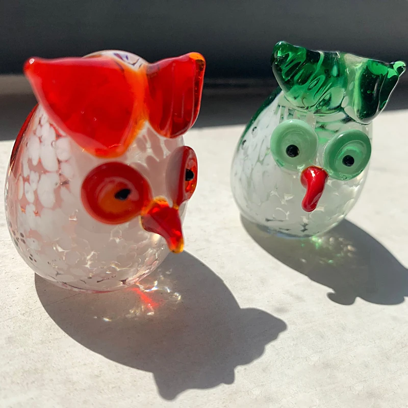 H &amp D набор из 2 рождественских подарков ручная работа милые фигурки совы