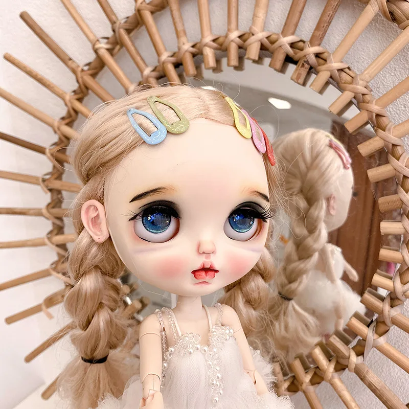 10 шт. мини-зажимы 3 см для кукол BJD красочные аксессуары украшения волос 1/6 |