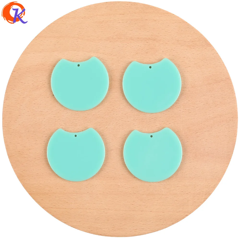 

Cordial Design 34*37mm 100Pcs Jewelry Accessories/Charms/Earrings Connectors/Round Shape/Hand Made/Earring Findings/DIY Making
