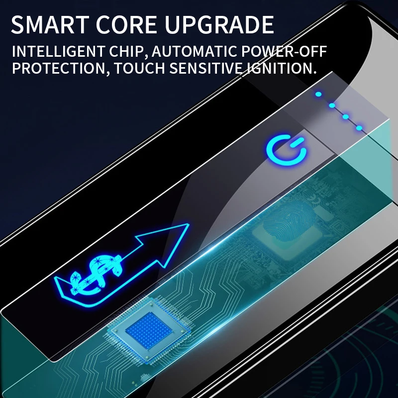 2020 New Electric Lighter With LED Power Display USB Charging Cigarette Windproof Arc Plasma Lighters Gadgets For Men | Дом и сад