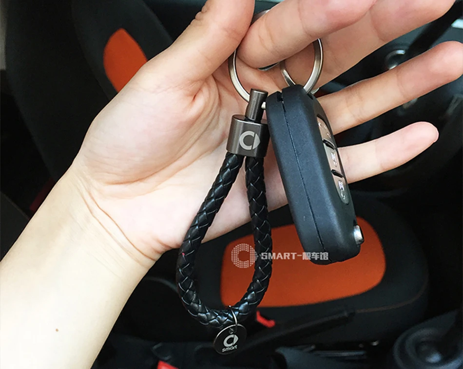Smart 450 451 fortwo автомобильный брелок с умным логотипом, брелок для ключей, декоративный чехол для ключей, автомобильный брелок Passuibate для Smart 453 Fortwo Forfour