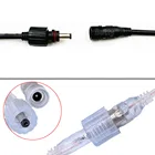 10  50 пар IP68 Светодиодный разъем постоянного тока 5,5x2,1 мм штекер-гнездо адаптер для светодиодной ленты адаптер питания штекер шнур