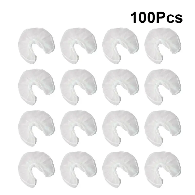 100 шт одноразовые чехлы на подголовник нетканые материалы u-образная Наволочка