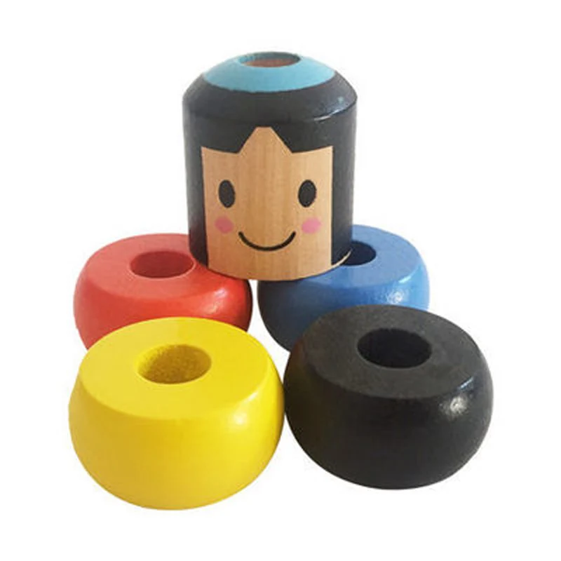 Забавные деревянные волшебная игрушка Daruma Mr бессмертный для подарок маленького
