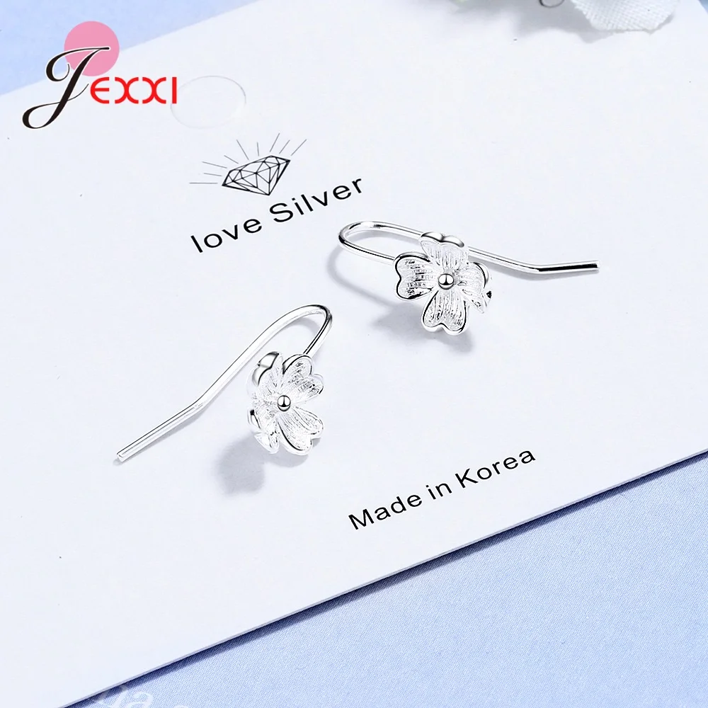 

New Fashion Charmful Flower Hook Earrings Women Romantic Flower Earrings Birthday Engagement Gift Pendientes Mujer