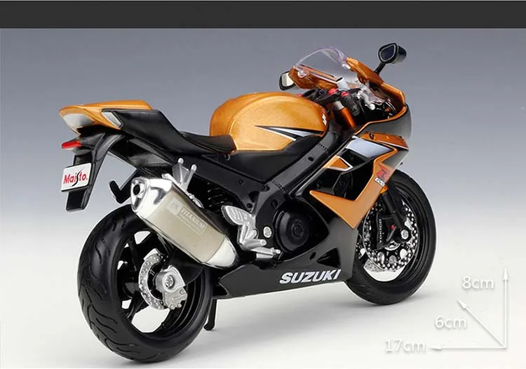 Модель мотоцикла Maisto 1:12 Suzuki GSX-R1000 GSXR литый под давлением металлический велосипед