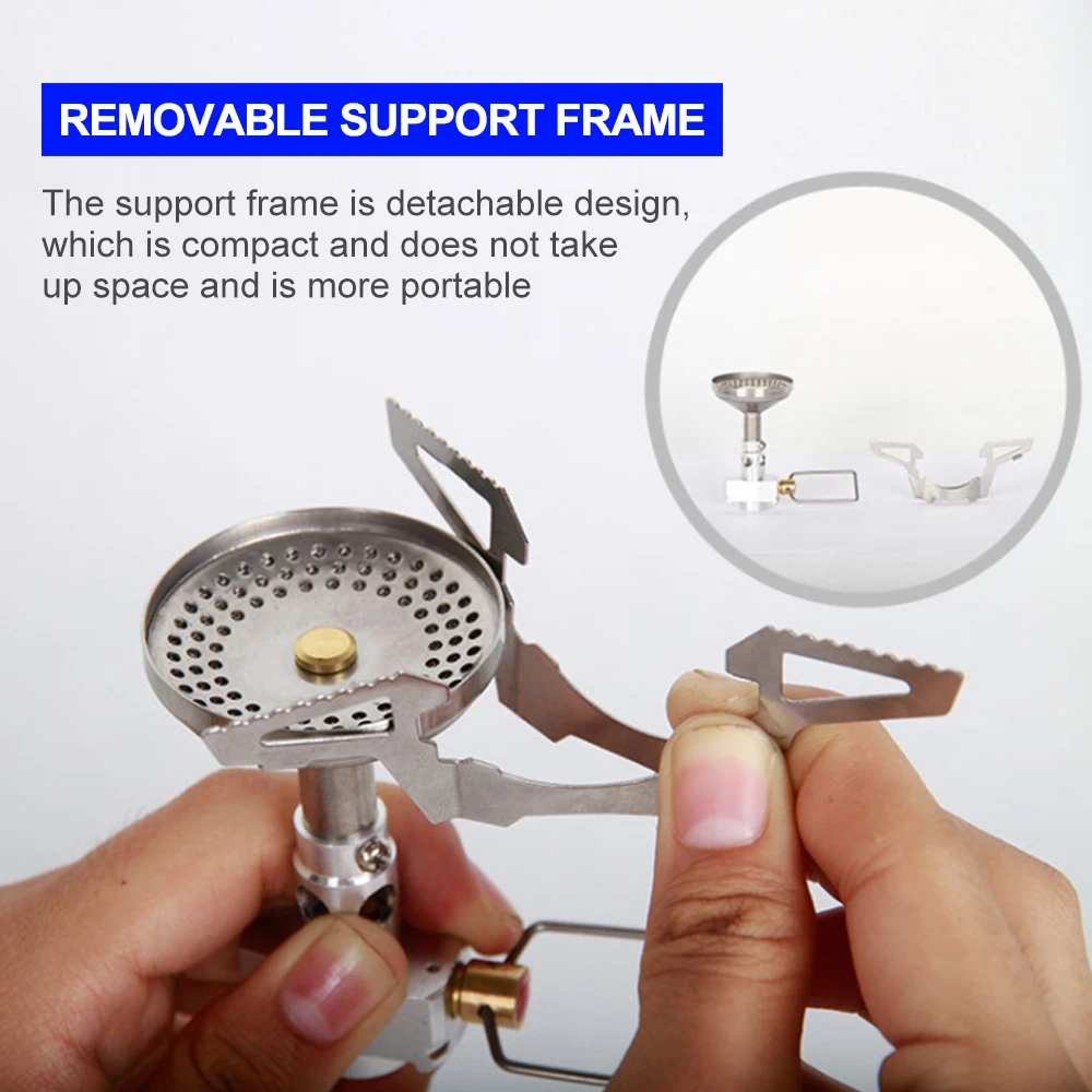 Широкоформатная газовая горелка для кемпинга рюкзак плита цилиндр бензина