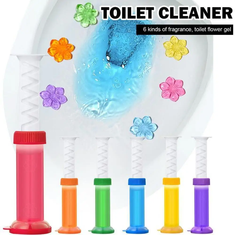 

1Pcs Toilet Cleaning Gel Toilet Deodorant Air Freshener Needle Cleaner Fresh Gel Detergent Flower Household Aromatic Cleaning
