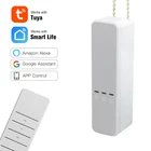 Смарт-привод Tuya с Wi-Fi для роликовых штор, сделай сам, двигатель для занавесок с управлением через приложение Smart Life, работает с Alexa Google Home
