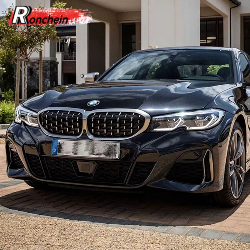 Автомобильные гоночные грили RONCHEIN для BMW 3 серии G20 G28 2019 2020 глянцевая черная