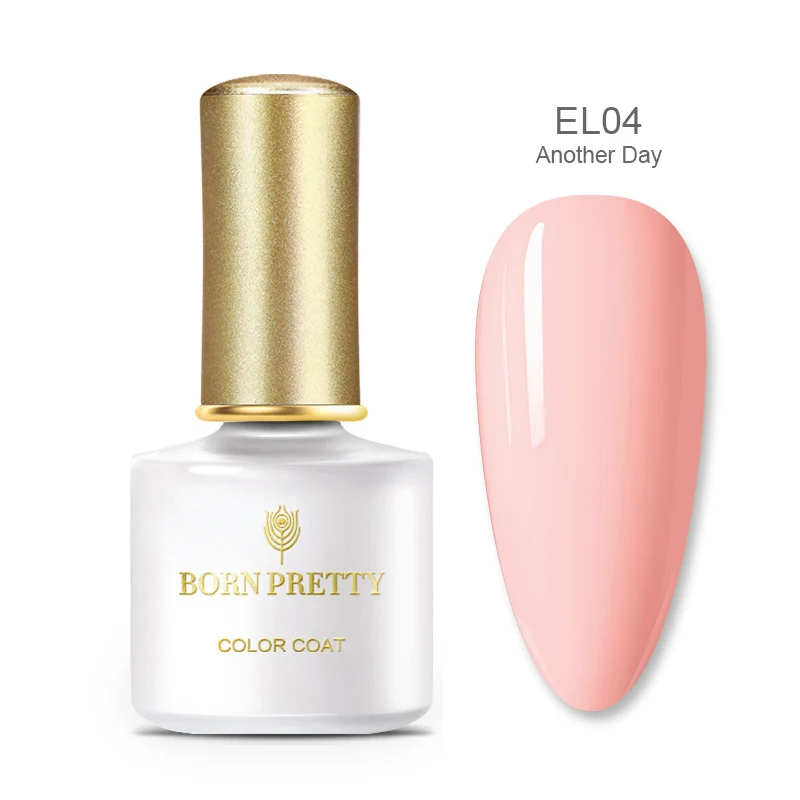 BP-EL04 BORN PRETTY Nude розовое золото замочить от Ультрафиолетовый гель с блестками УФ-гель для дизайна ногтей лак красочные блестки маникюр - Цвет: BP-EL04