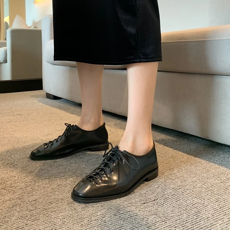 

New Fashion 2021 Elegant Women Pumps High Quality Spring Autumn Low Heels Shoes Woman Black Dress Casual Shoes Woman Size 34-40