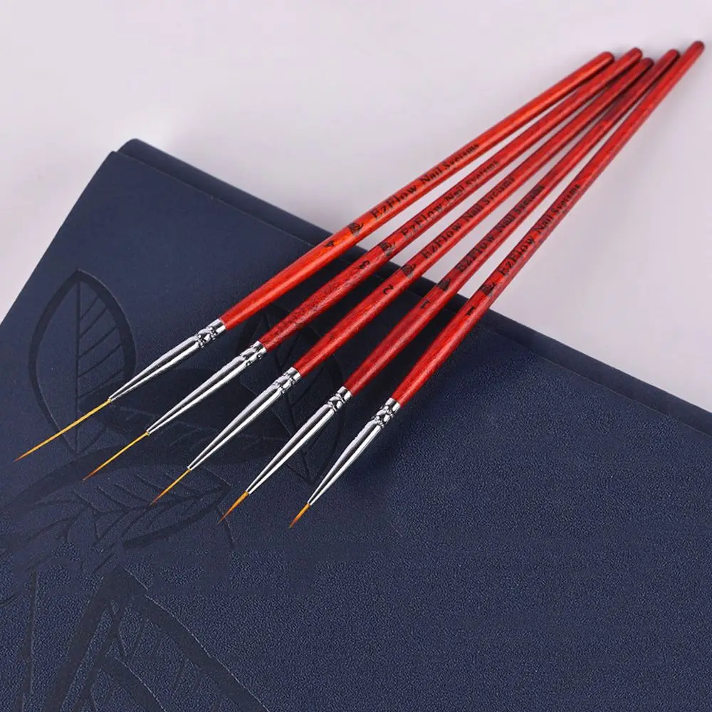 

Salon Tools Stripes Line Painting Liner Drawing Pen Brush Nail Art Liner Brushes Set UV Gel Pen Nail Art Pen