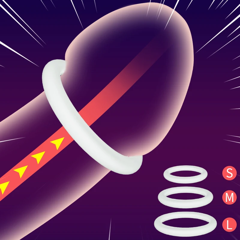 3 шт. кольцо на пенис светящееся раньше для мужчин коррекции Foreskin Силиконовое
