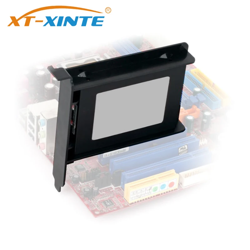 XT-XINTE пластиковый PCI слот 2,5 дюймов HDD/SSD Монтажный кронштейн жесткий диск адаптер шасси задний кронштейн держатель жесткого диска