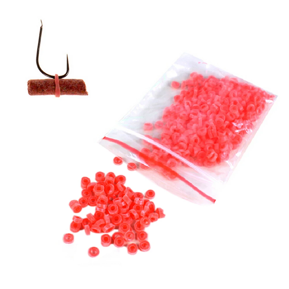 

2500PCS/10bags Fish Tackle Rubber Bands For Fishing Bloodworm Bait Granulator Bait Fishing Accessories Red/Yellow Random