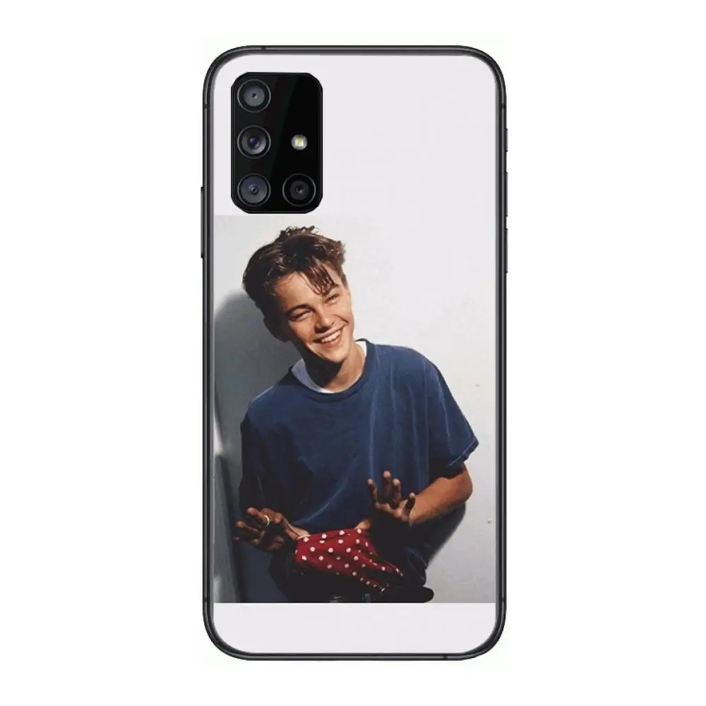 

Leonardo DiCaprio case Phone Case Hull For Samsung Galaxy A 90 50 51 20 71 70 40 30 10 80 E 5G S Black Shell Art Cell Cover