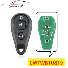 Дистанционный ключ брелок от машины для Subaru Forester, автомобильные аксессуары, брелок для автомобиля Subaru Outback WRX CWTWB1U819 смарт ключ автомобиля 315 МГц 3 + 1 кнопки для Subaru ключи