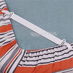 4 шт. белая простыня наматрасник одеяла Захваты зажим держатель крепеж