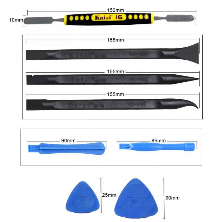 

8 in 1 Cell Phone Prying Opening Tools Plastic Metal Spudger Set Hand Repair Tool Kit Fit for iPhone Mobile Phone Tablet PC