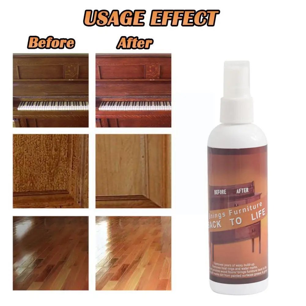 

1pc Wooden Furniture Floor Repair Fluid 120ml Damaged Scratch Repair Materials Agent Repair Care Cleaning Crayons Scratch R V0K3