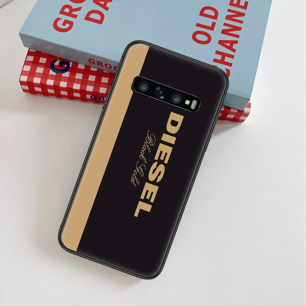 

Diesel Fashion Trend Brand Phone Case For Samsung Galaxy Note S 8 9 10 20 Plus E Lite Uitra black Hoesjes Silicone Prime Soft