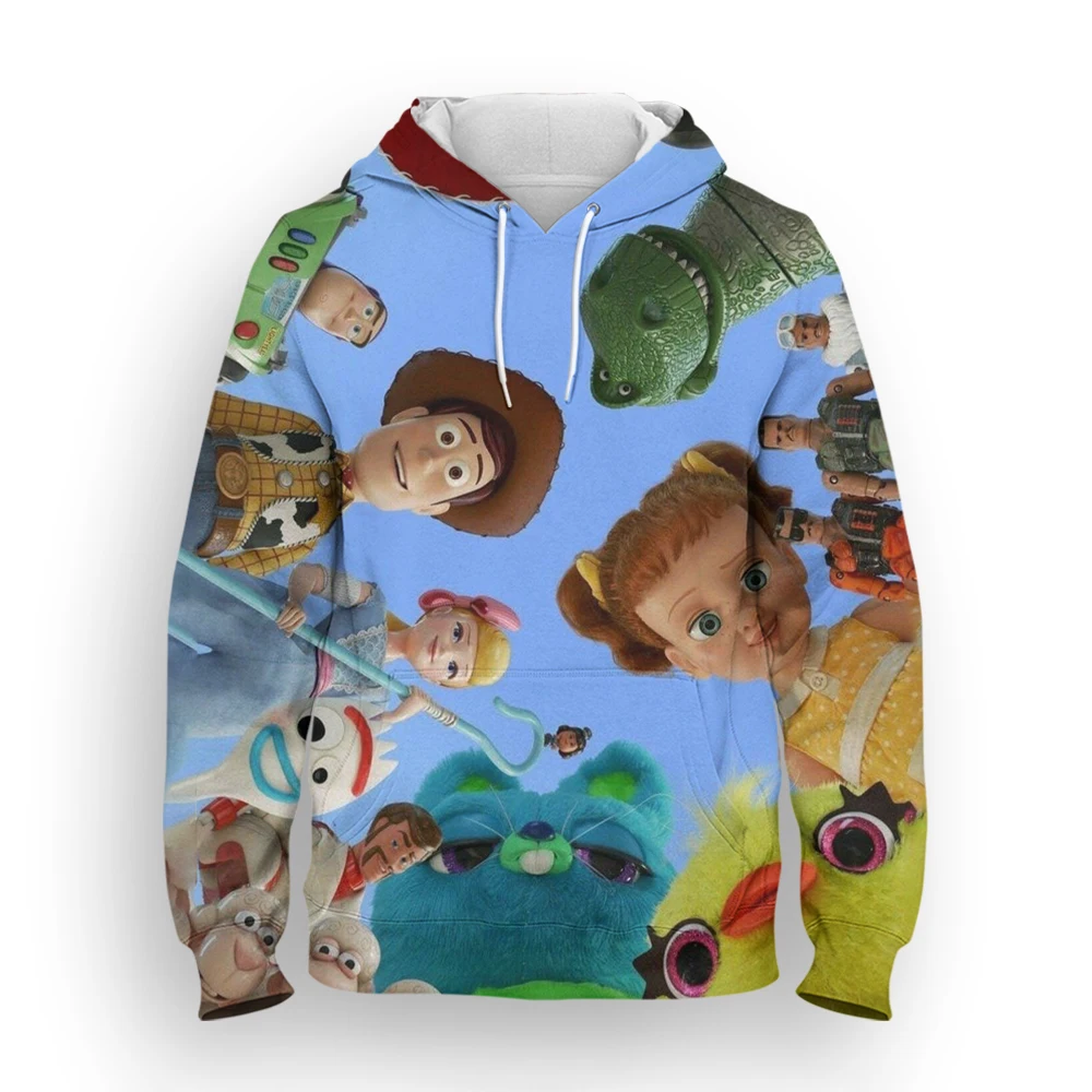 

3D Printed Toy Story Disney Men's Tracksuit Fashion Cartoon Anime Boy Girl Kids Sweatshirt Oversized Streetwear Women Hoodies