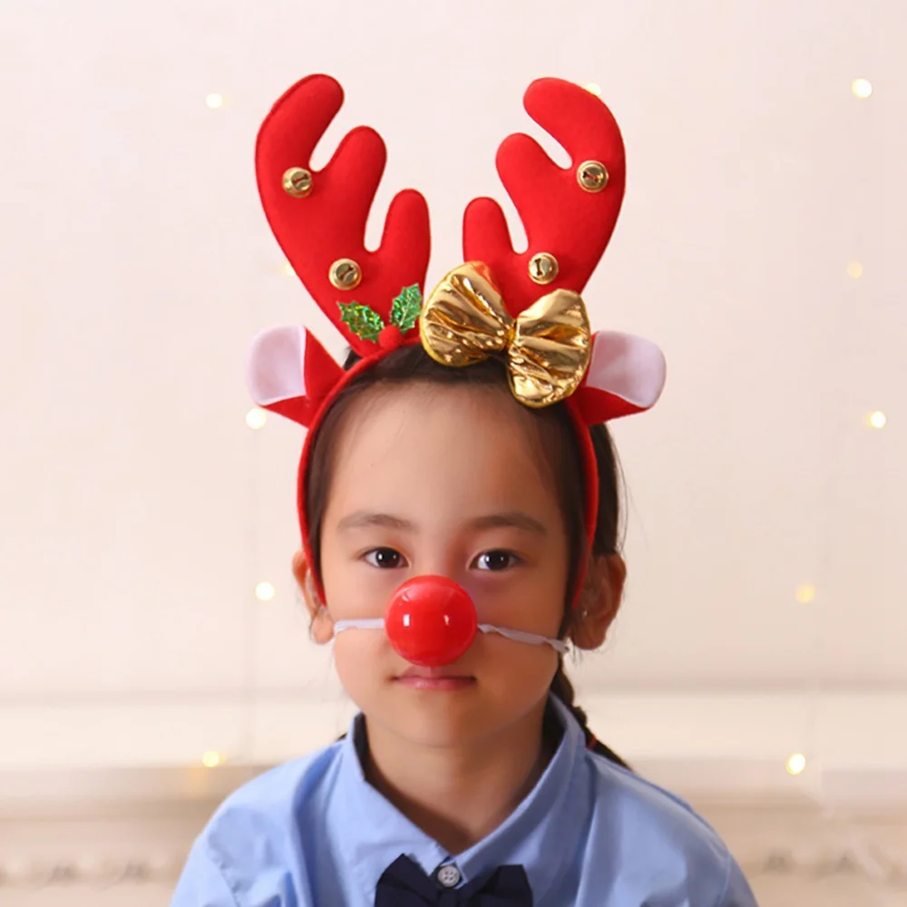 

Christmas Headbands Elk Antlers Headband Kids Adult Party Cosplay Headwear Reindeer Ornaments Christmas Decorations