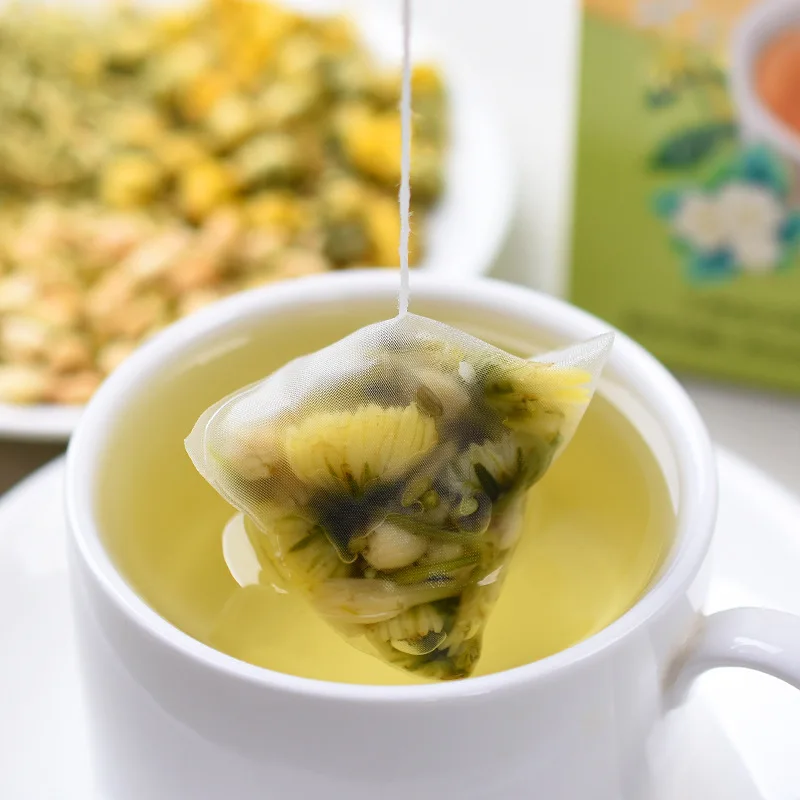 Жимолости хризантемы Жасмин три сочетания цветочного чая Камелия треугольный