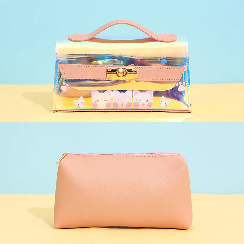

10*20 Cm Capicy 2021 New Cut Pencil Case Bags Pouch Set School Bag Cosmetic Bag