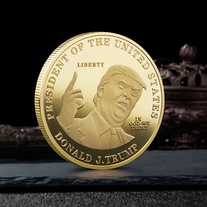 

Trump "Second Presidential Term 2021-2025 IN GOD WE TRUST" US President Liberty Trump Commemorative Coin Silver Coin