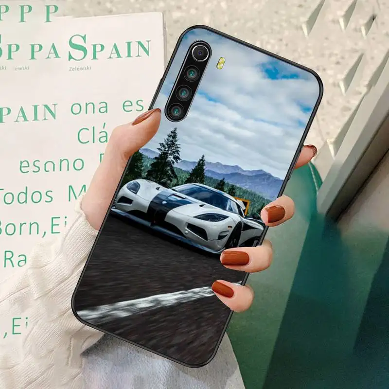 

LJHYDFCNB Supercar Koenigsegg Phone Case For Redmi 7 8 9 A K20 30 Pro Note 8 9 Pro 9s