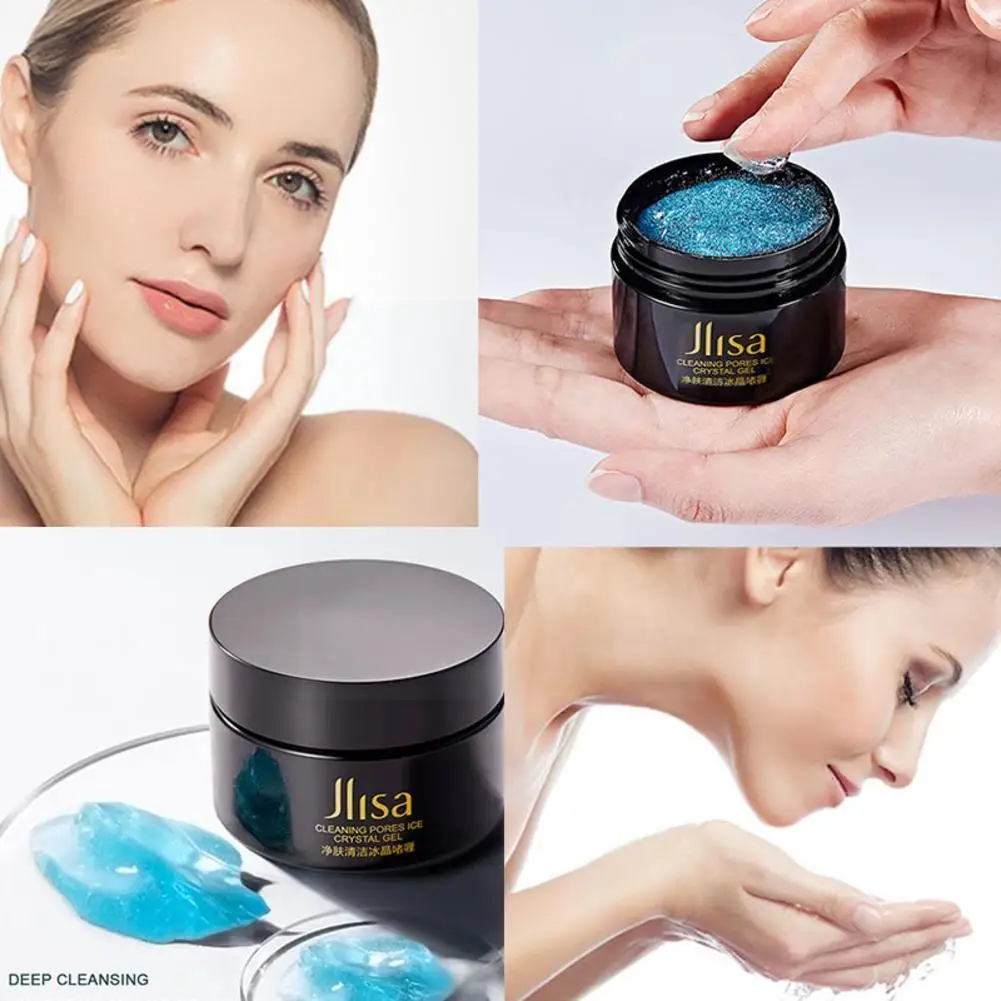 

Ледяной кристаллический очищающий гель для умывания лица, антивозрастной глубокий увлажняющий, красота, длительное очищение пор, Восстана...