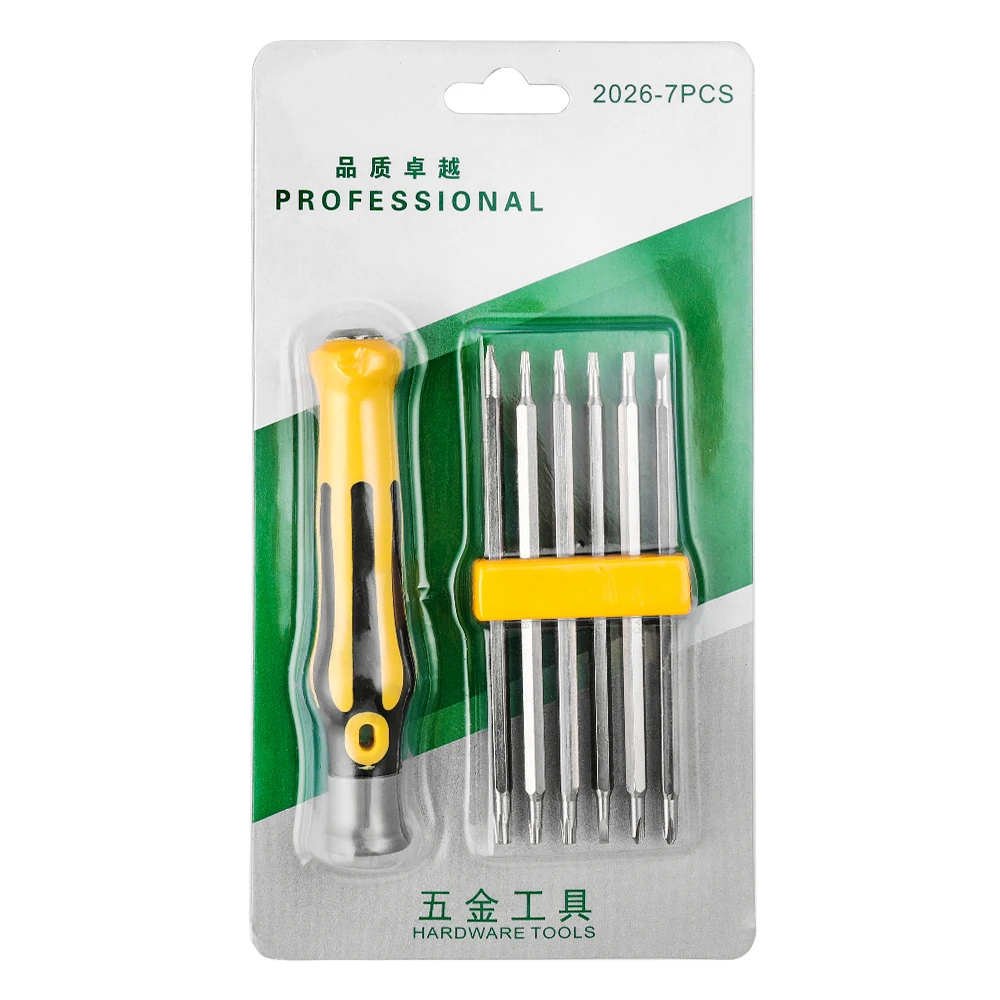 Набор Магнитных отверток 7 шт. бытовые многофункциональные насадки для