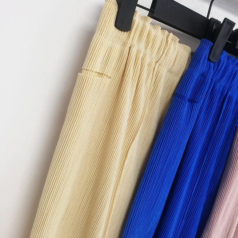 Pleated Wide Leg Pants Women's Loose 2020 Summer New Casual Pants
