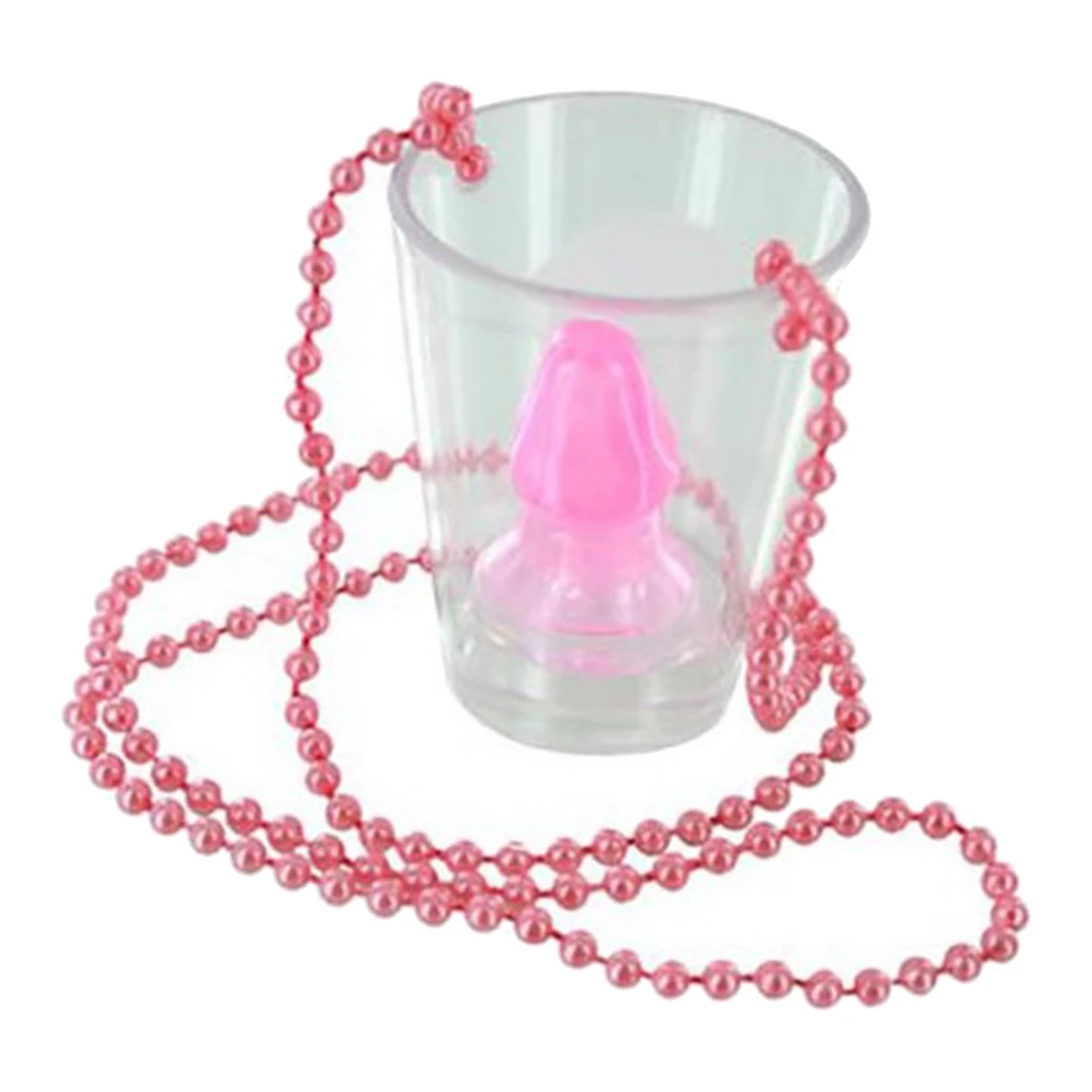 

Hen Night DO Shot Glass On Necklace Party Bag Glass Cup