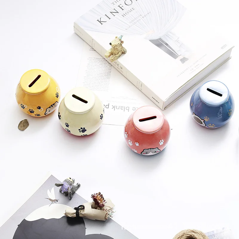 Копилка котенок игрушки мультфильм кошка копилка миниатюрная Детская сумка для