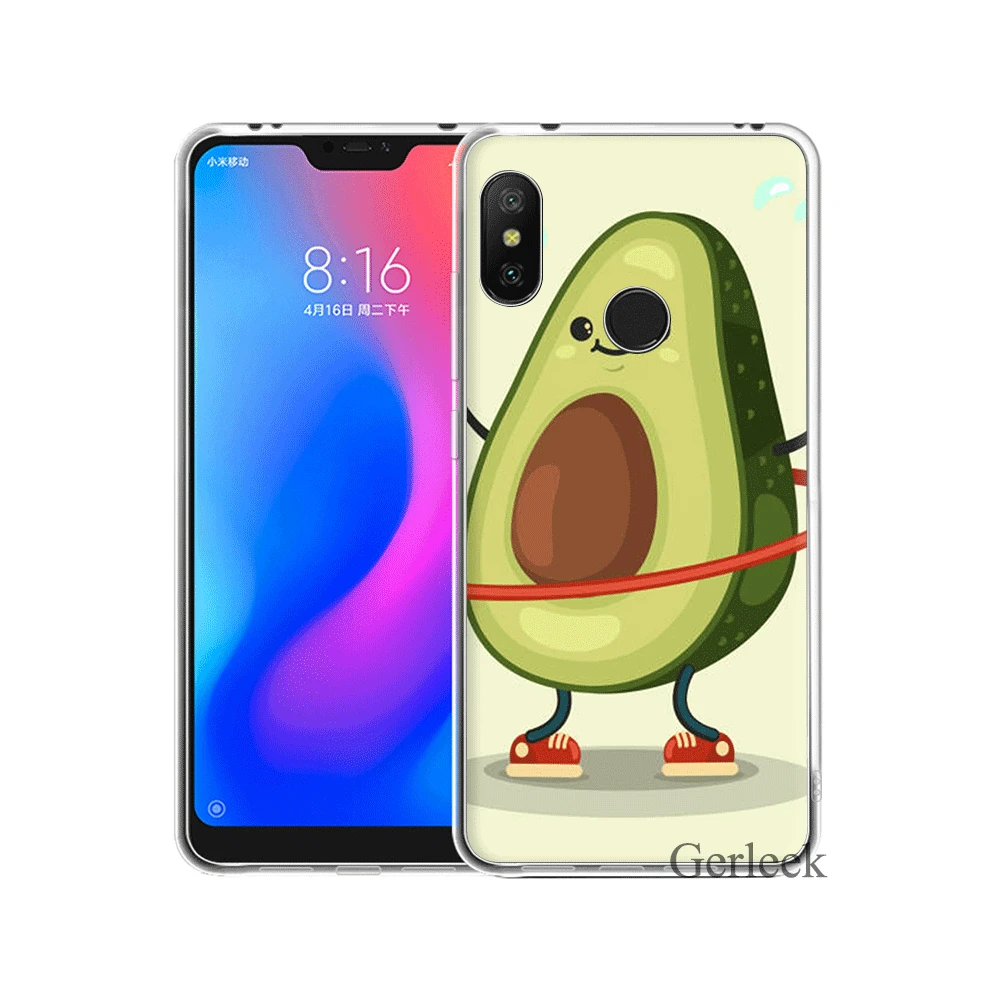 Мобильный чехол для телефона Redmi K20 7A GO S2 4X 4A 5A 6A Note 7 Pro жесткий с милым авокадо