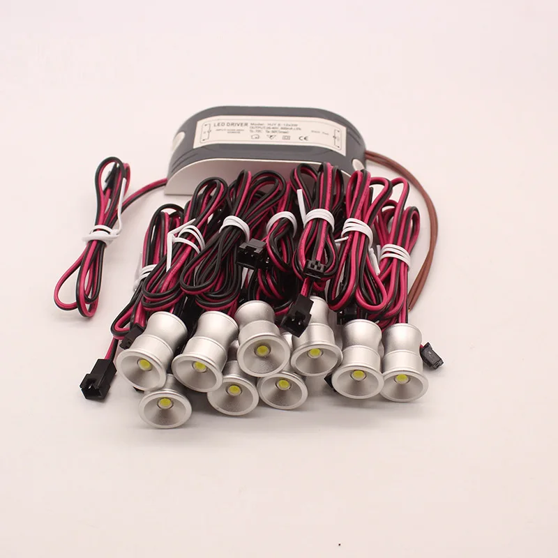 Набор миниатюрных точечных светильников 110 В 220 1 Вт x 4/6/8/12/15/25/30 шт.|Светодиодные