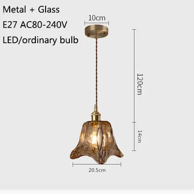 Ретро люстра спальня коридор столовая прикроватная креативная личность Кофейня