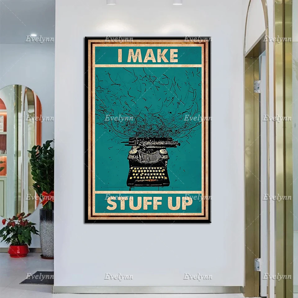 Художественный постер IMake Stuff Up художественное настенное оформление типа