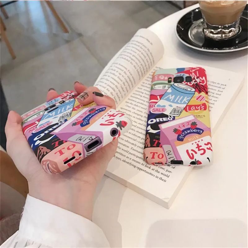DIS чехол PC жесткий для телефона samsung Galaxy Note 9 note 8 цветочный узор S8 S10 S9 Plus Coque S10E