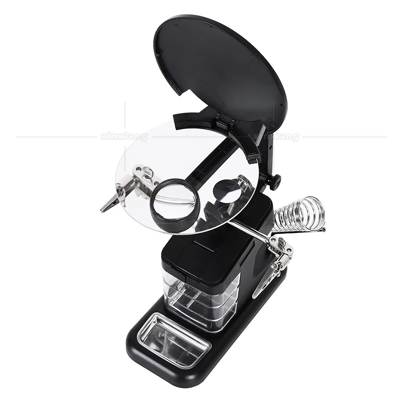 Настольная лупа 2 светодиодный сварочный инструмент светильник 3 ручная пайка