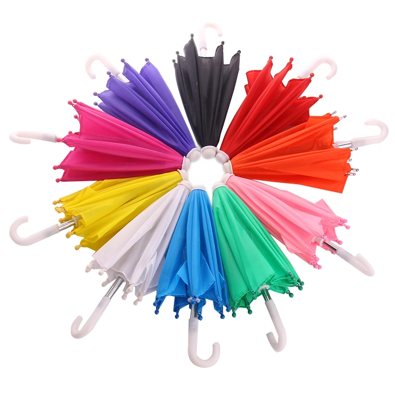 Новый стиль мини зонтик шестерня от дождя для 18 дюймов американская кукла Life Journey