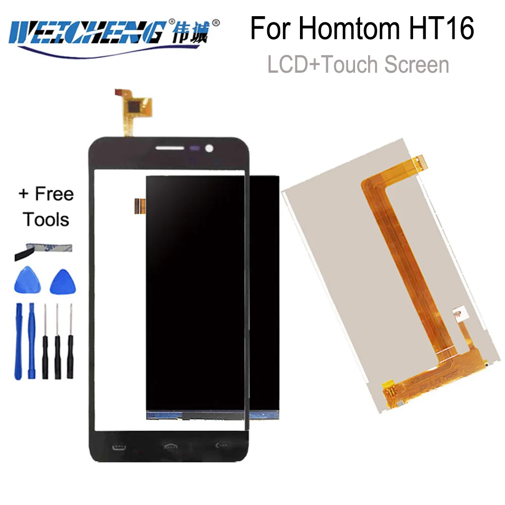 Для Homtom HT16 ЖК дисплей Дисплей + сенсорный экран Экран планшета ремонт Запчасти