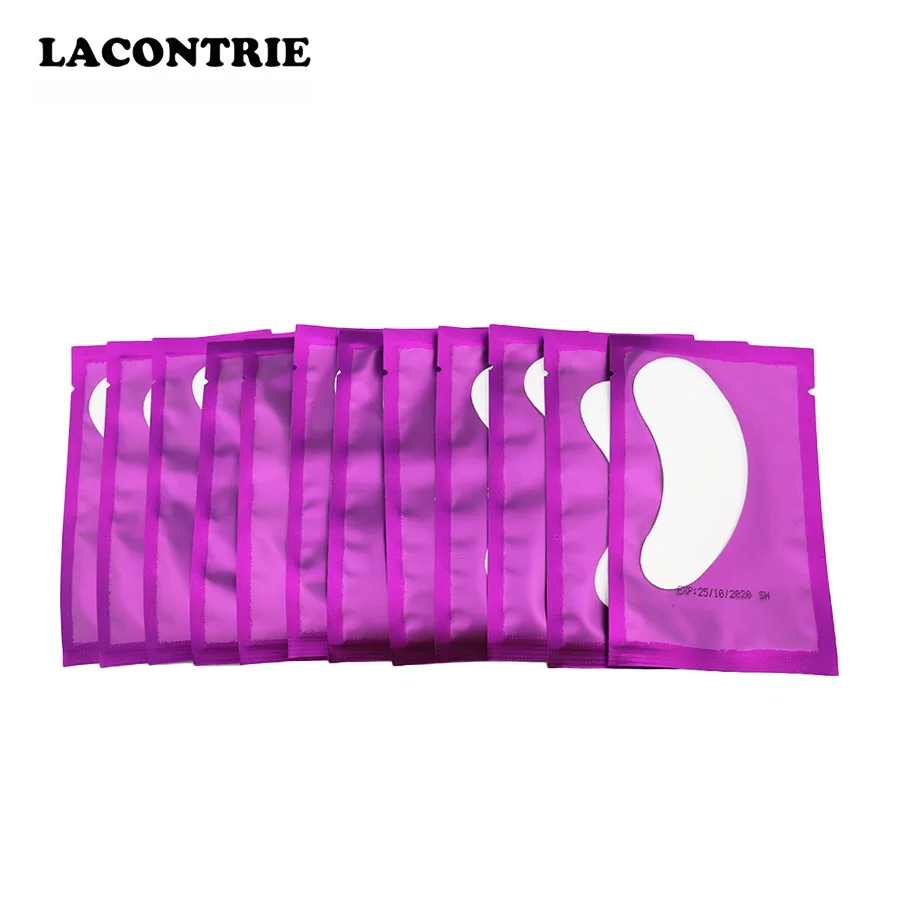 50/100 шт. подушечки для глаз набор патчей оптовая продажа ресниц наращивания